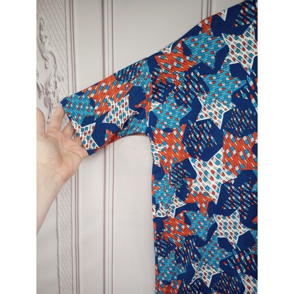 NWOT LuLaRoe Tunic Top Fireworks Popsicles Stars Patriot Summer 4th Of July SZXS - Picture 5 of 16